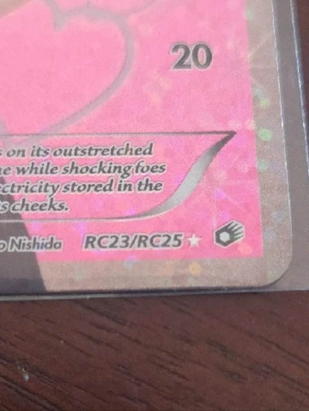 Pokemon~Emolga Full Art Ultra Rare Holo Trading Card - RC23/RC25